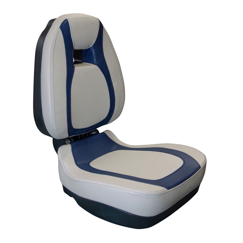 BLA Fish Pro 11 Fold Down Boat Seat Grey/Blue