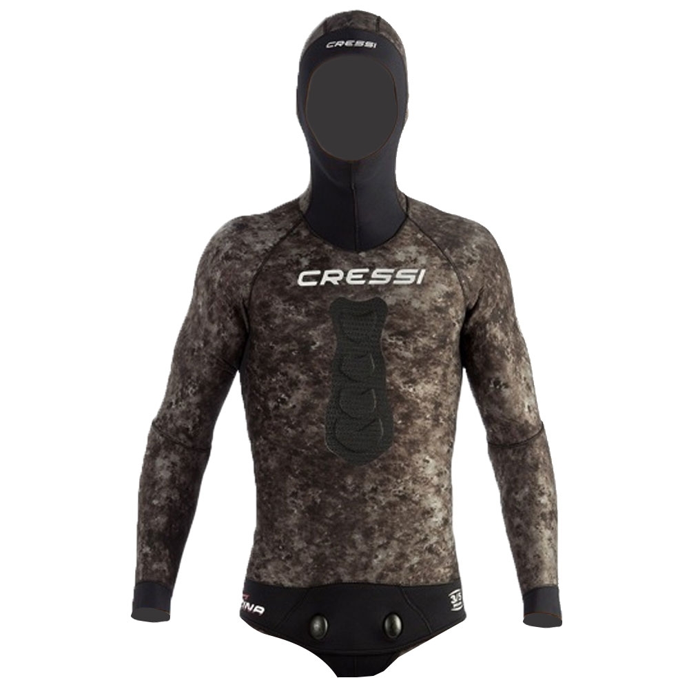 Cressi Tracina Mens Spearfishing Dive Jacket 5mm L / Size 4