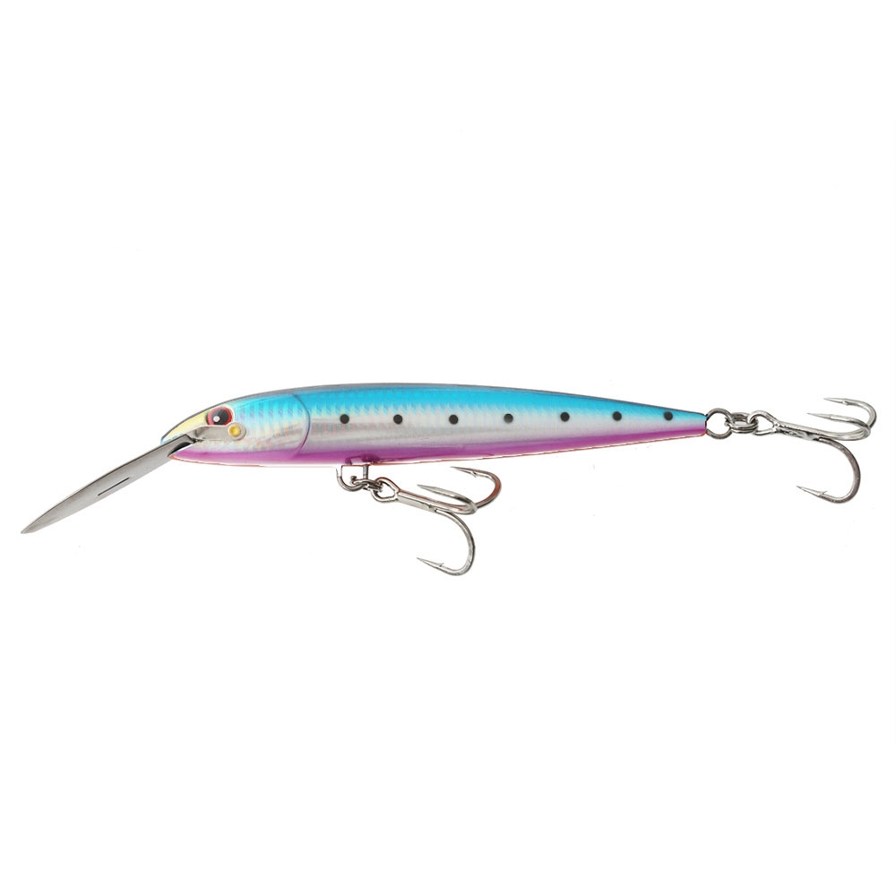 NOEBY NBL Bibbed Diving Minnow Trolling Lure 185mm 60g Blue Pink