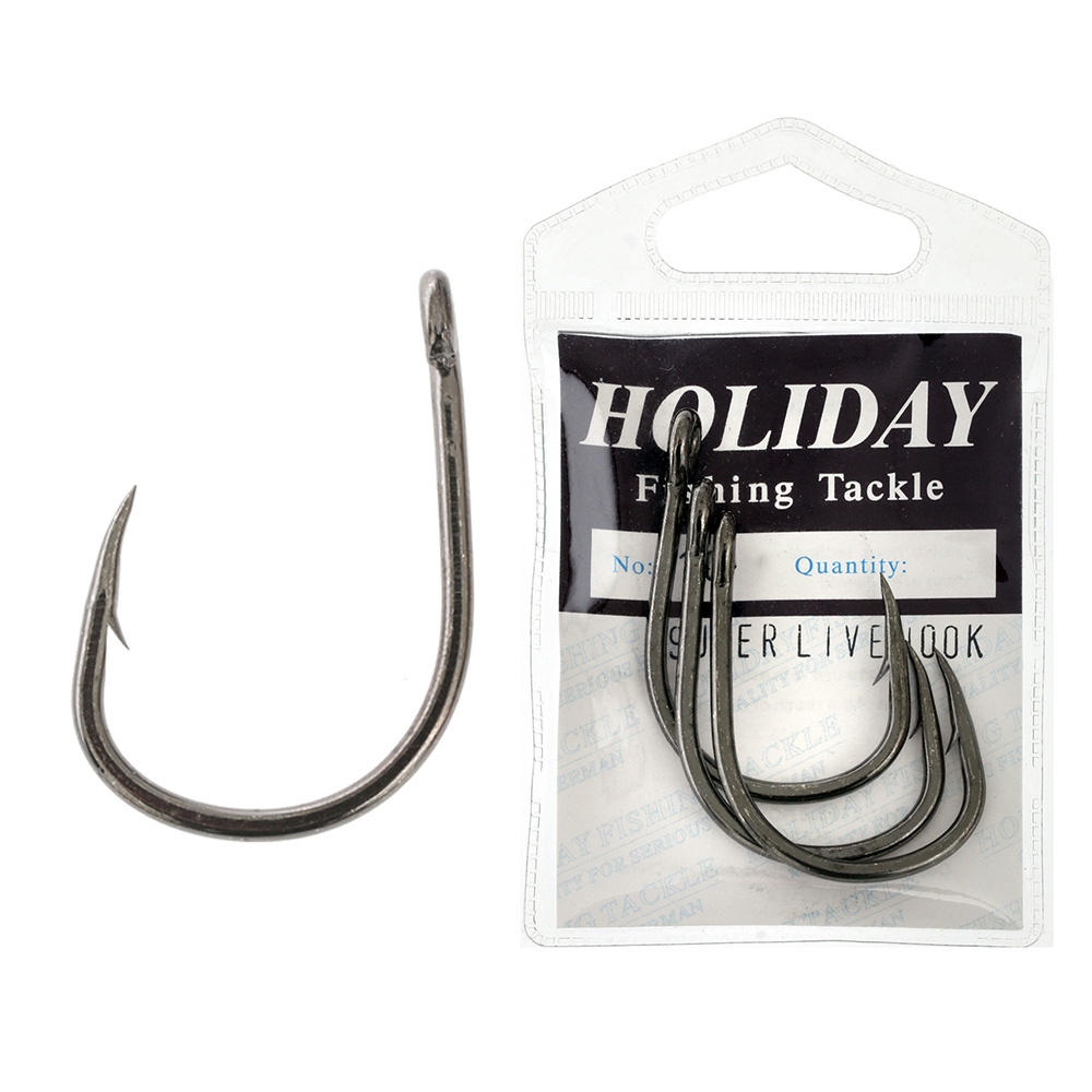 Holiday Live Bait Hooks Size 10/0 Qty 3