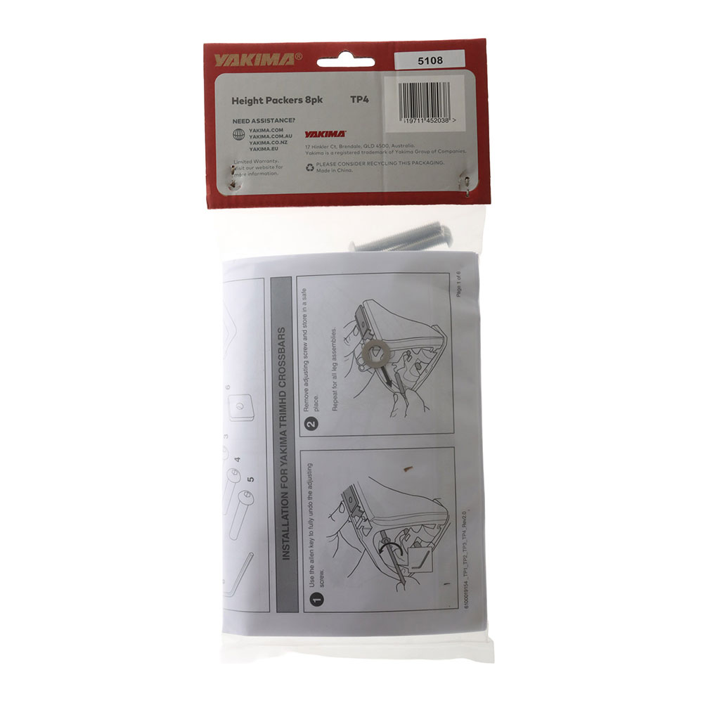 Prorack Heavy Duty Bar Height Packers Qty 8