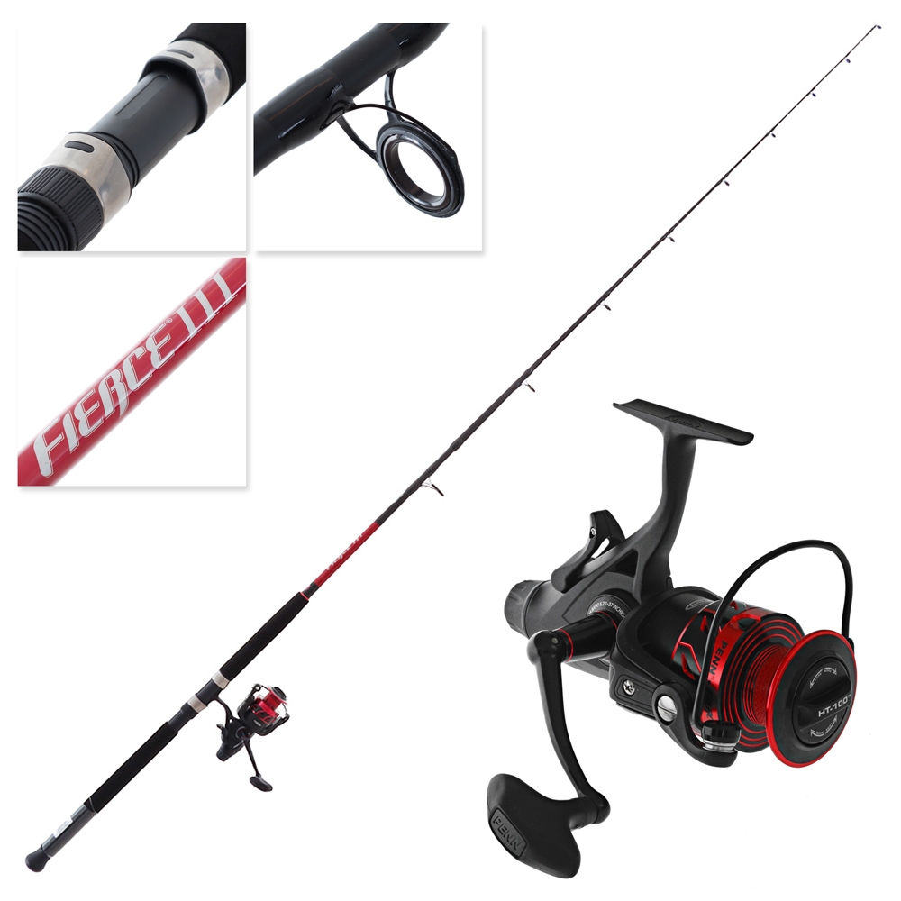 PENN Fierce III 4000LL Live Liner Braid Strayline Combo 7ft 5-10kg 2pc