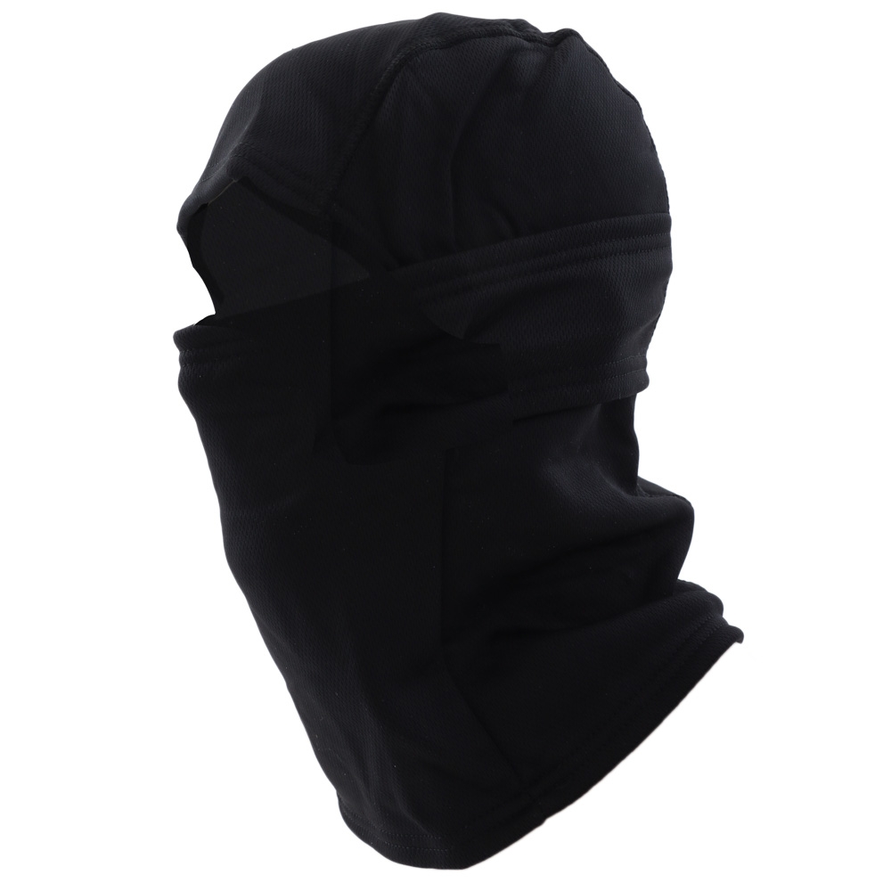 Black Shag Fleece Windproof Balaclava Black