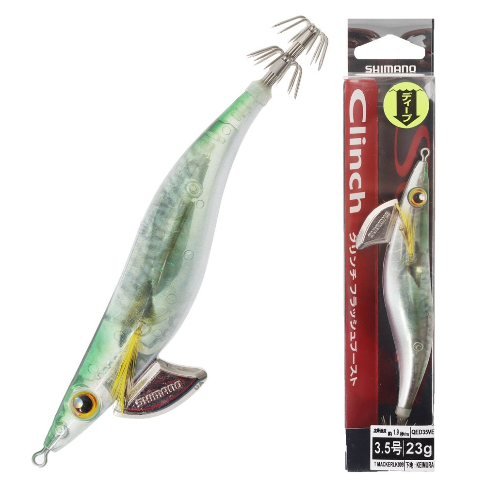 Shimano Sephia Clinch FlashBoost Squid Jig Size 3.5 23g Natural T Mackerel