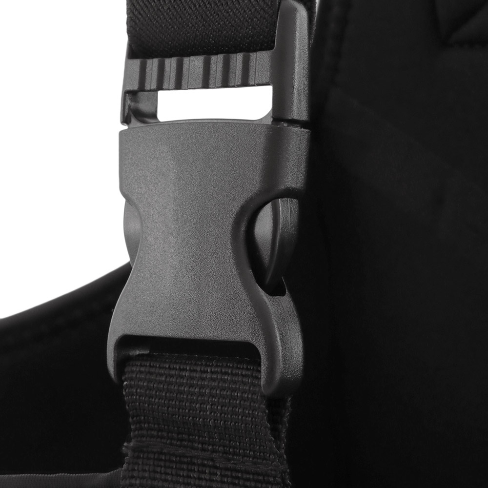 Black Shag Neoprene Chest Waders with Waterproof Front Pocket 4mm US11 - Returned 