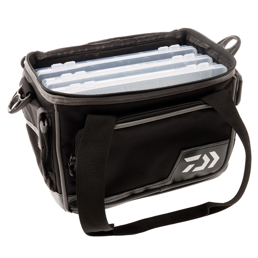Daiwa TA-30021 Tackle Bag with 3 Tackle Boxes Medium - MISSING TACKLE CASES