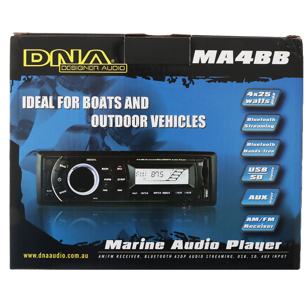 DNA Ultimate Marine Stereo Entertainment System Package Black