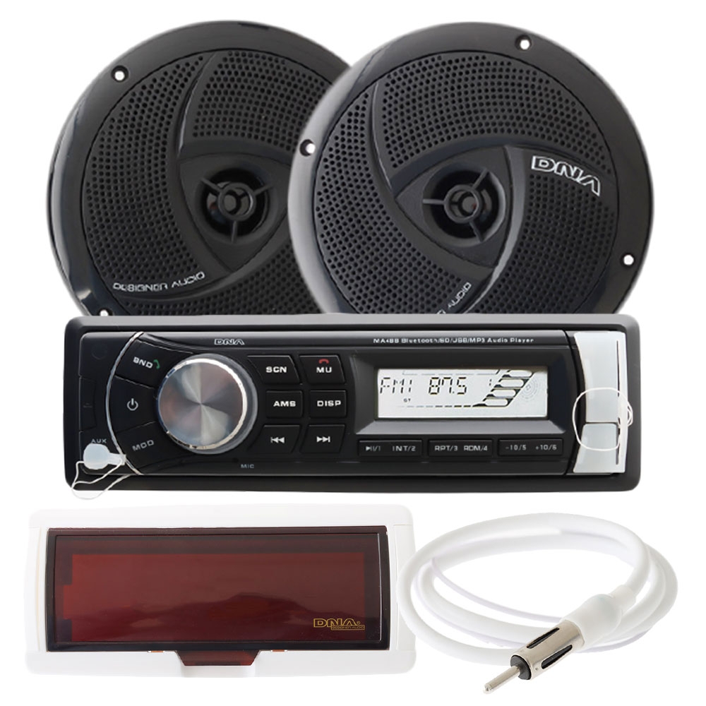 DNA Ultimate Marine Stereo Entertainment System Package Black