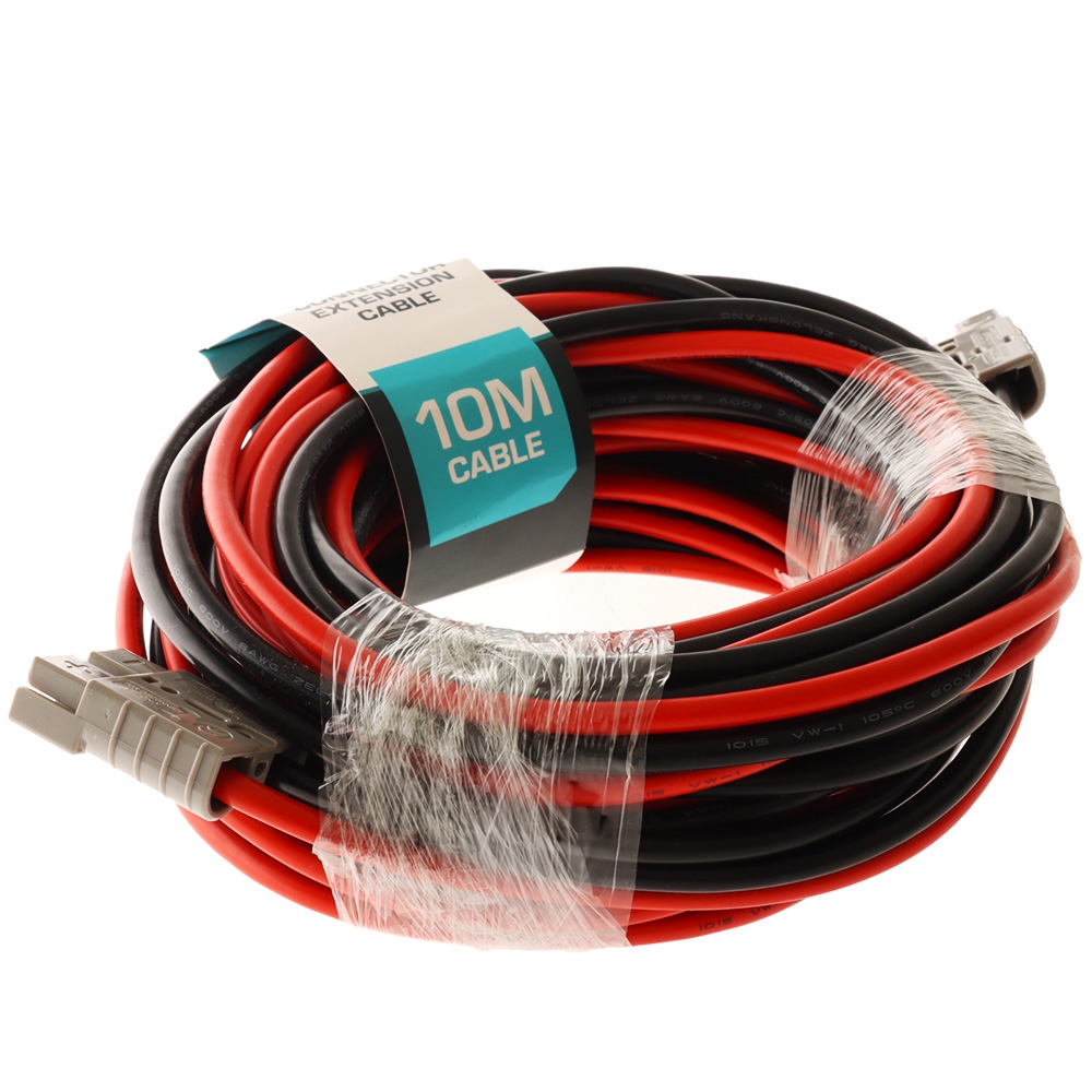 High Current Connector Extension Lead 50A 8AWG 10m