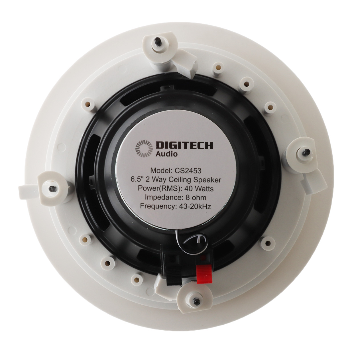 Digitech 2-Way In-Ceiling Speaker 6.5in 40W with Swivel Tweeter