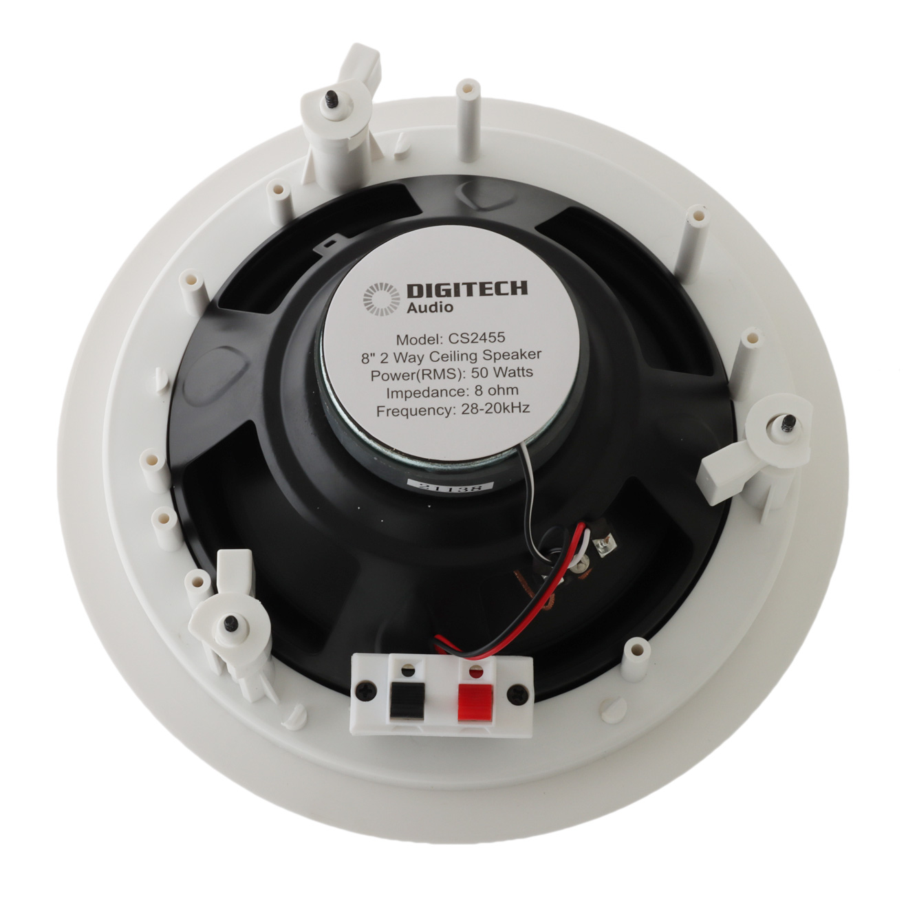 Digitech 2-Way In-Ceiling Speaker 8in 50W with Swivel Tweeter