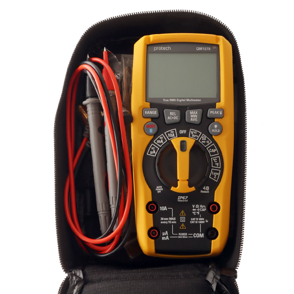Protech True RMS Digital Multimeter with Bluetooth
