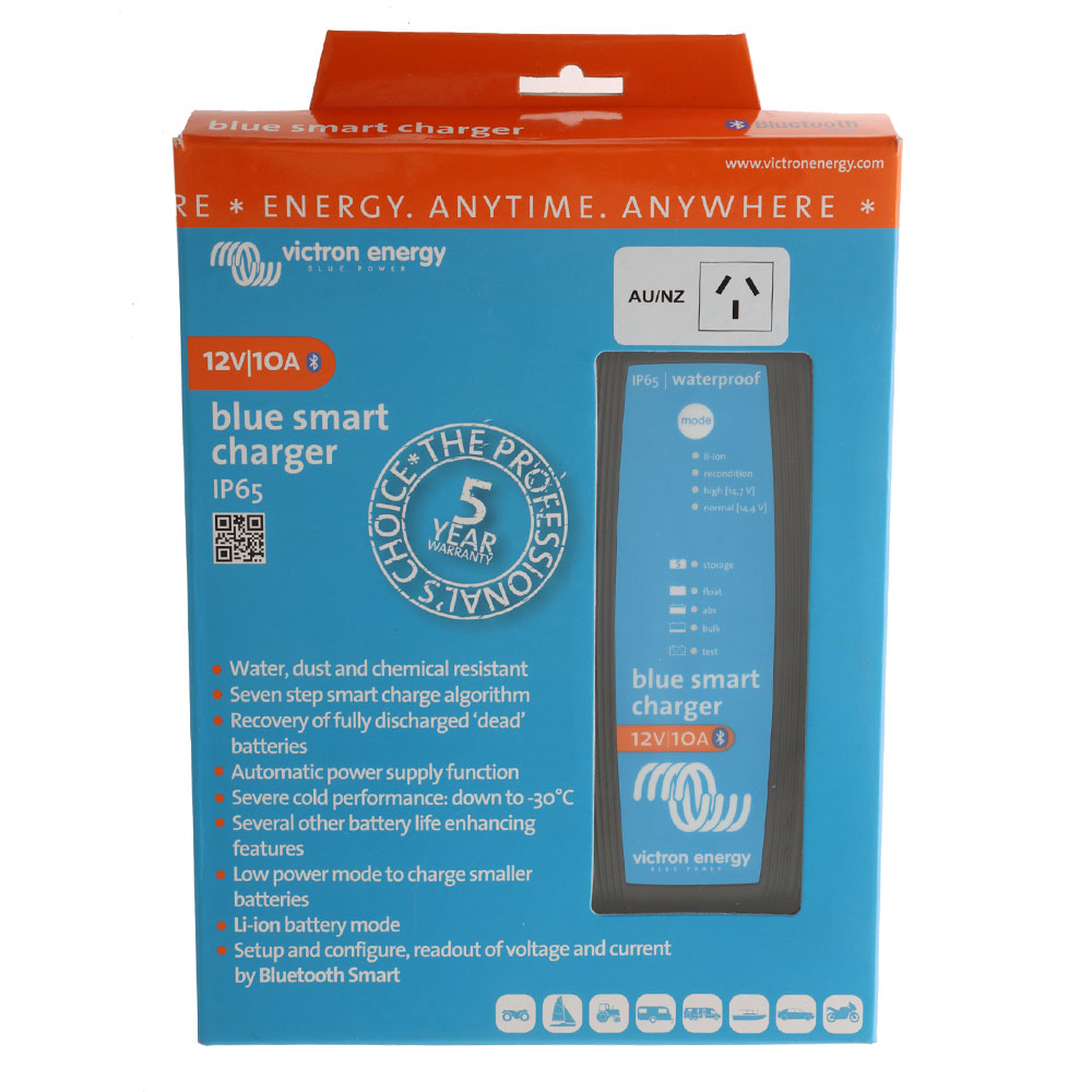 Victron Blue Smart IP65 Charger 230V AU/NZ 12V/10A