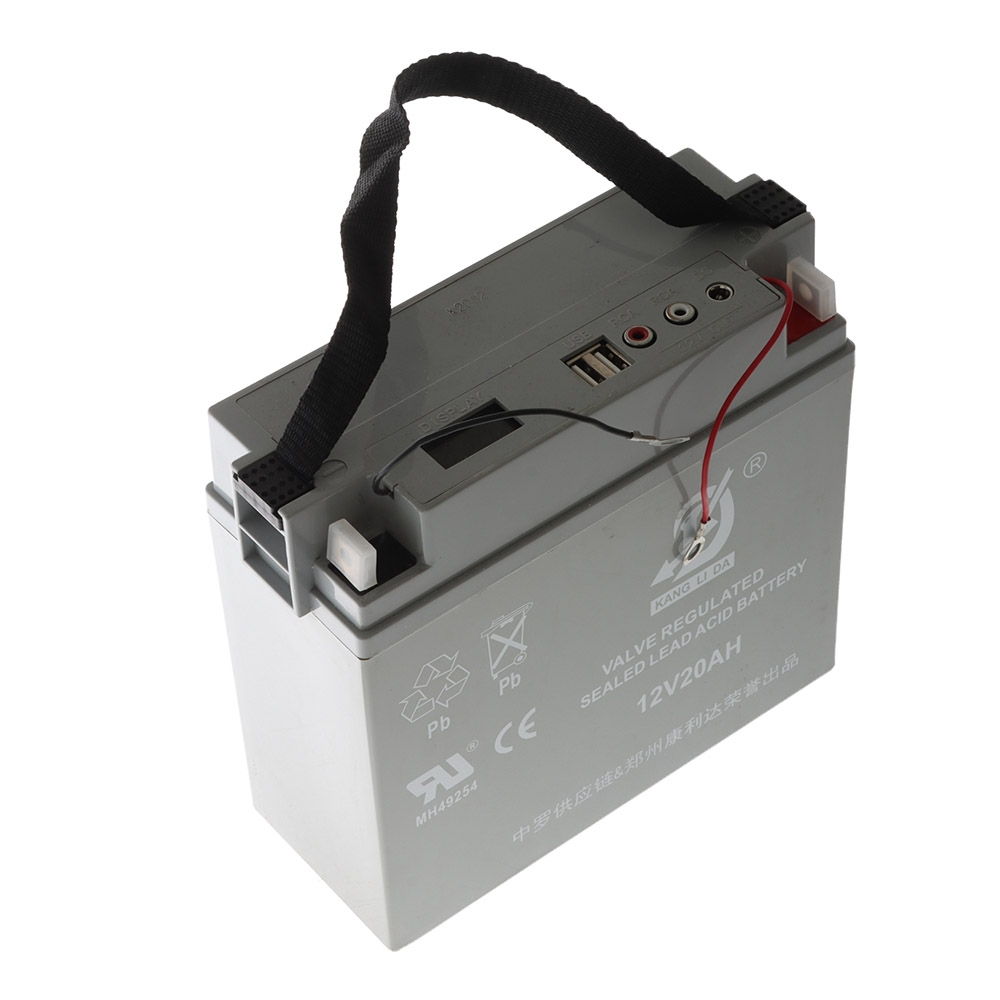 Rechargeable Sealed Lead Acid Battery with USB Interface 12V 20Ah