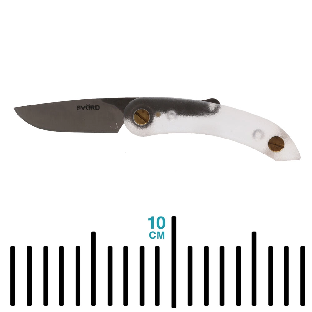 Svord Peasant Knife with Crystal Polycarbonate Handle 6.35cm Svord Peasant Knife with Crystal Polycarbonate Handle 6.35cm