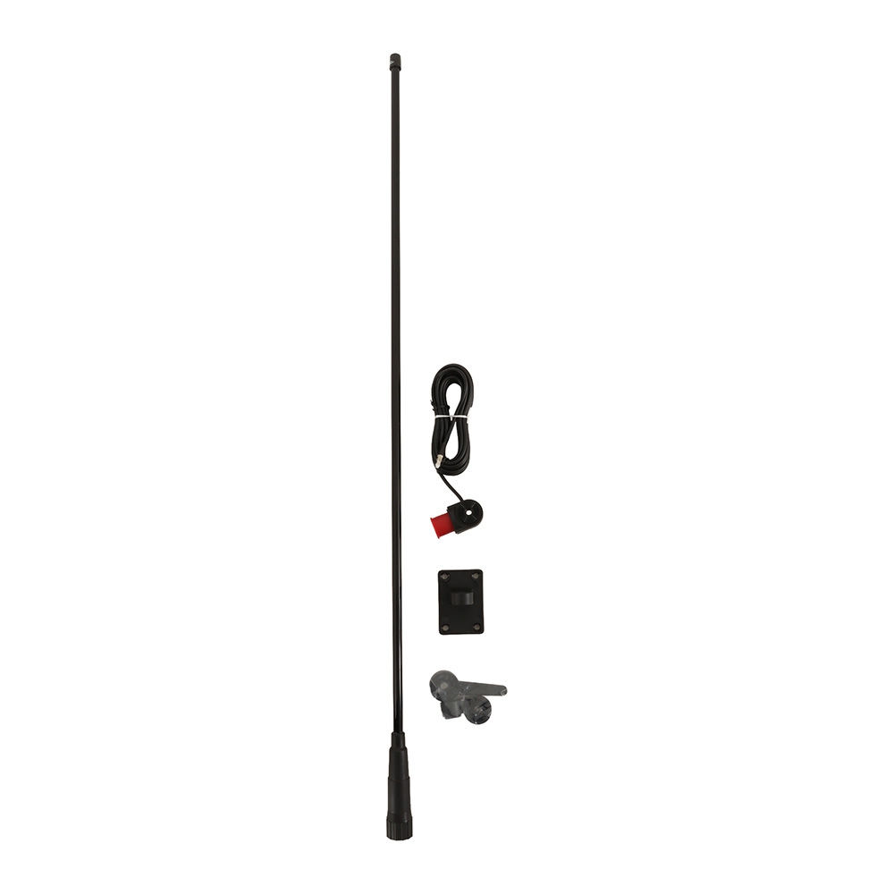 Trident Marine Fast Fit VHF Antenna with Integrated Plug Base 1.1m Black