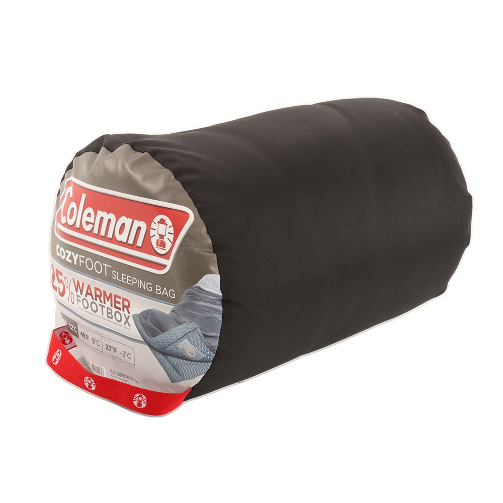 Coleman Cozy Foot -3C Sleeping Bag Light/Dark Grey