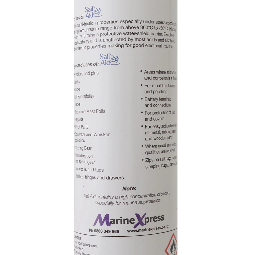 Sail Aid Silicone Gear Spray 200ml Sail Aid Silicone Gear Spray 200ml