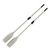 Oceansouth Heavy Duty 2-Piece Split Shaft Aluminium Oars with 12mm Oar Locks Pair 1.85m