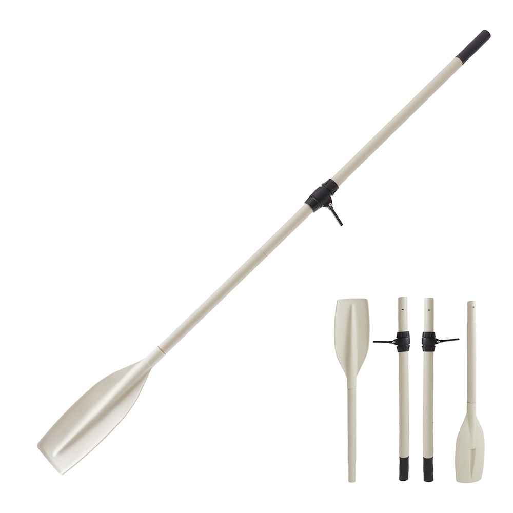 Oceansouth Heavy Duty 2-Piece Split Shaft Aluminium Oars with 12mm Oar Locks Pair 2.15m