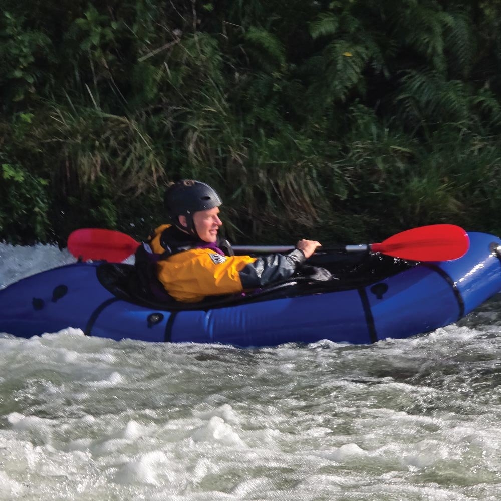 Adventure-XP Packraft Inflatable Kayak with Spray Deck 235cm Blue