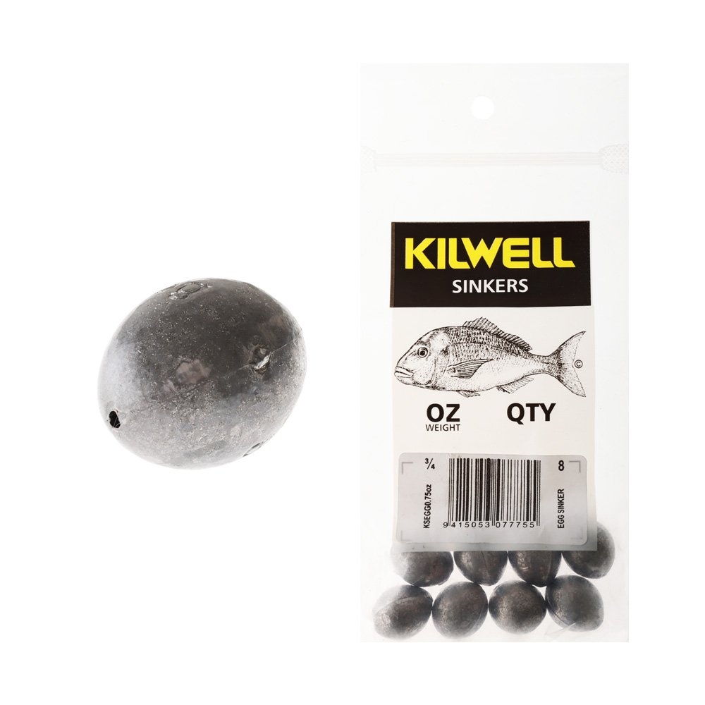 Kilwell Egg Sinkers 3/4oz Qty 8