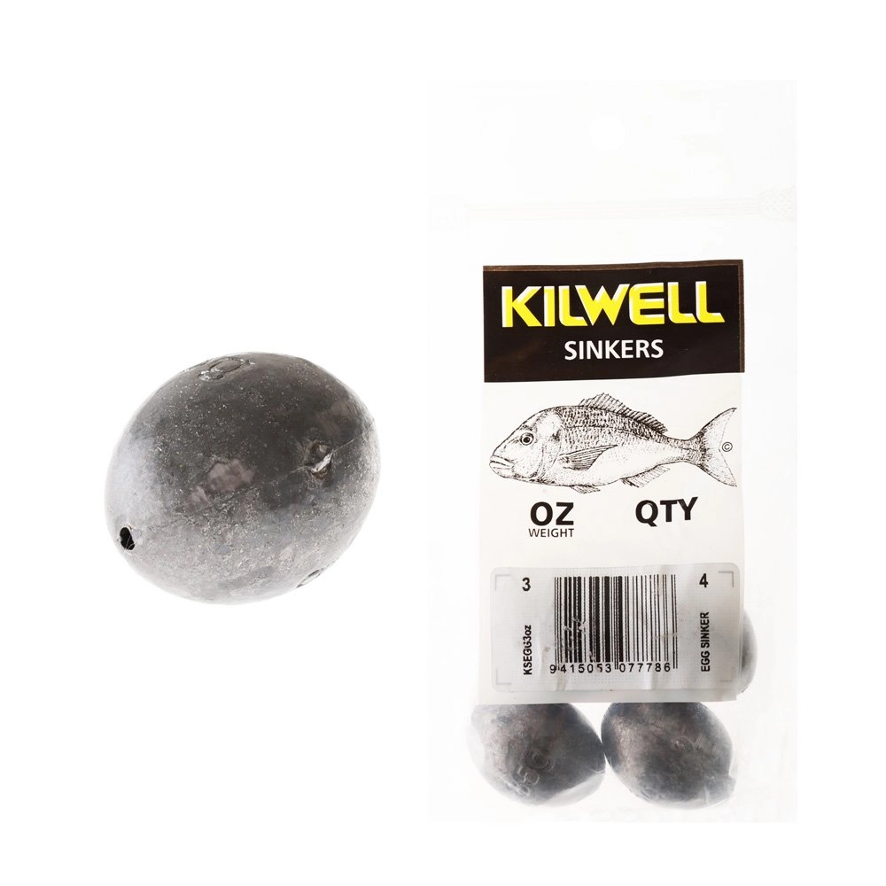 Kilwell Egg Sinkers 3oz Qty 4