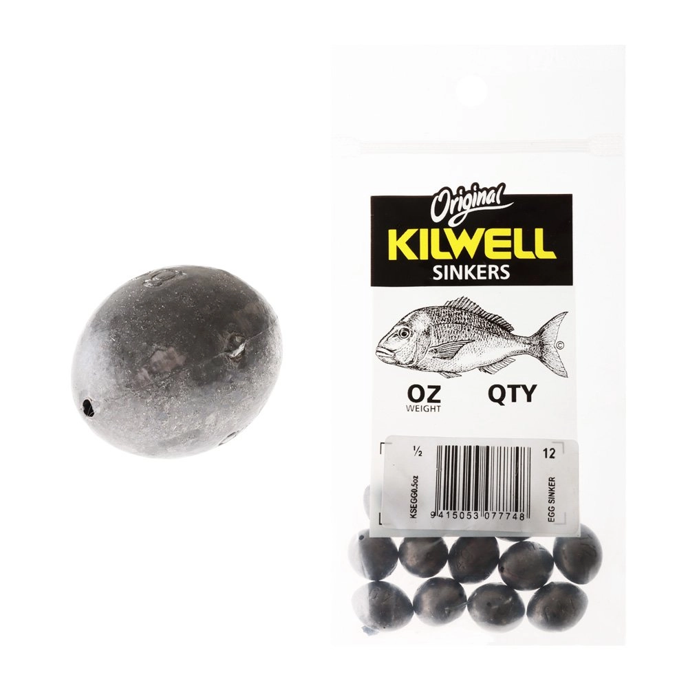 Kilwell Egg Sinkers 1/2oz Qty 12