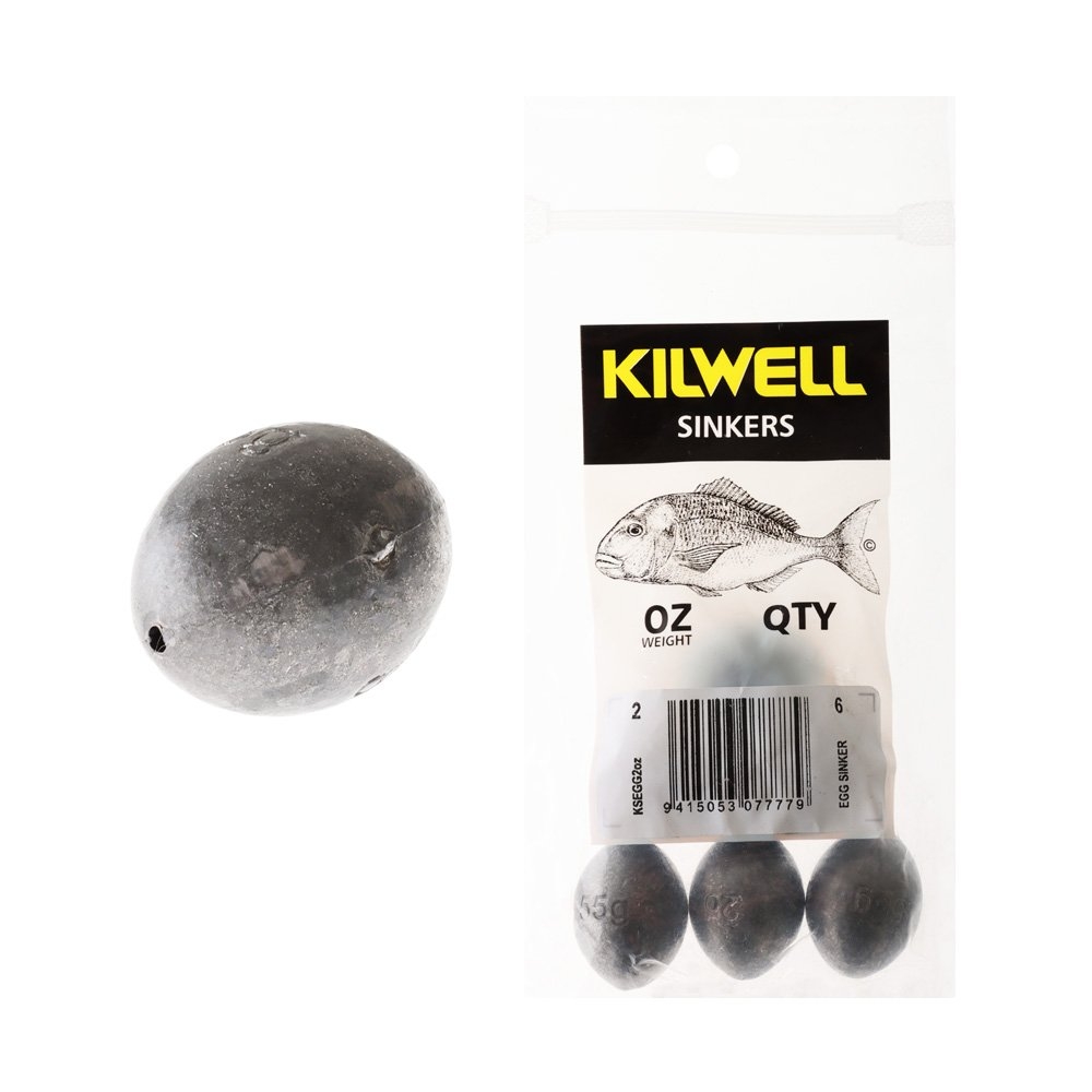 Kilwell Egg Sinkers 2oz Qty 6