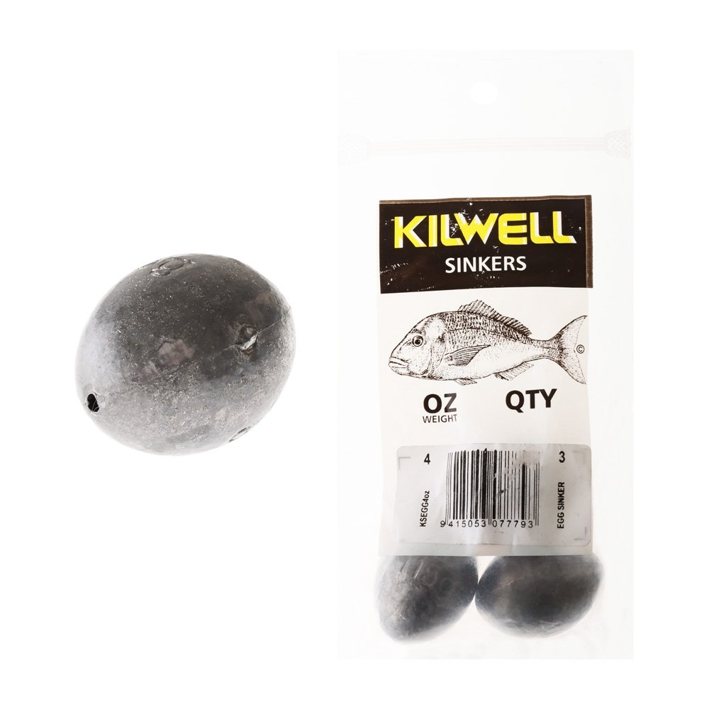 Kilwell Egg Sinkers 4oz Qty 3