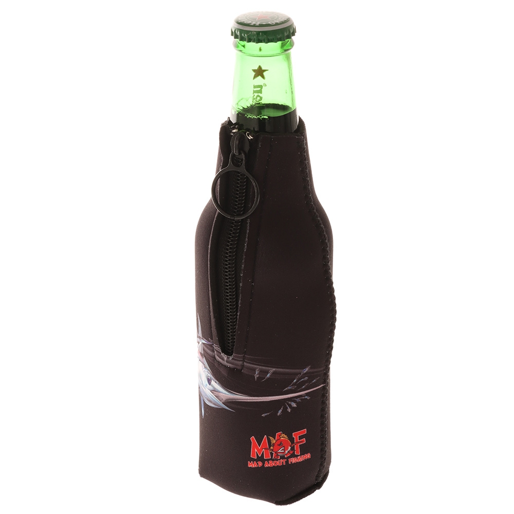 Mad About Fishing Neoprene Bottle Coozie/ Stubby Holder