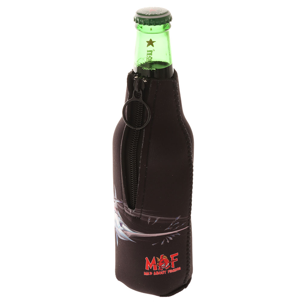 Mad About Fishing Neoprene Bottle Coozie/ Stubby Holder