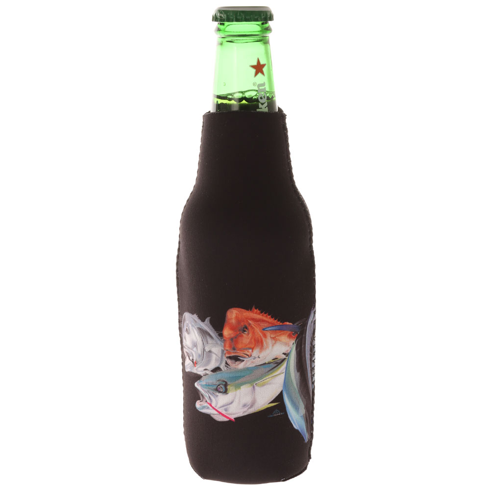 Mad About Fishing Neoprene Bottle Coozie/ Stubby Holder