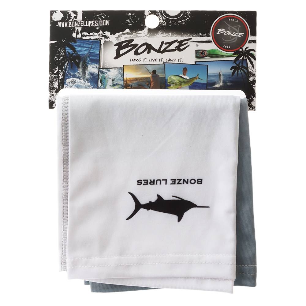 Bonze Face Shield and Neck Cover White/Grey