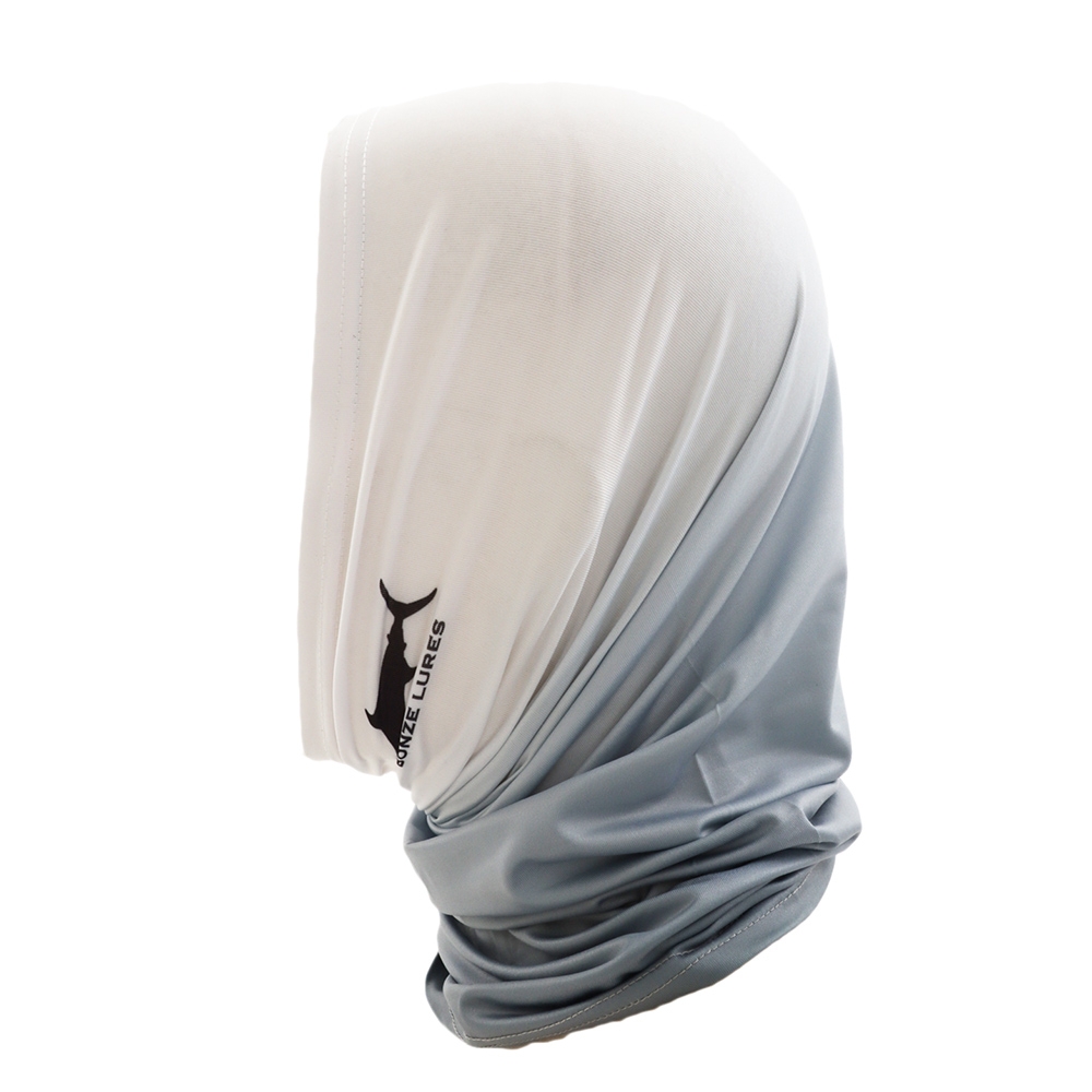 Bonze Face Shield and Neck Cover White/Grey