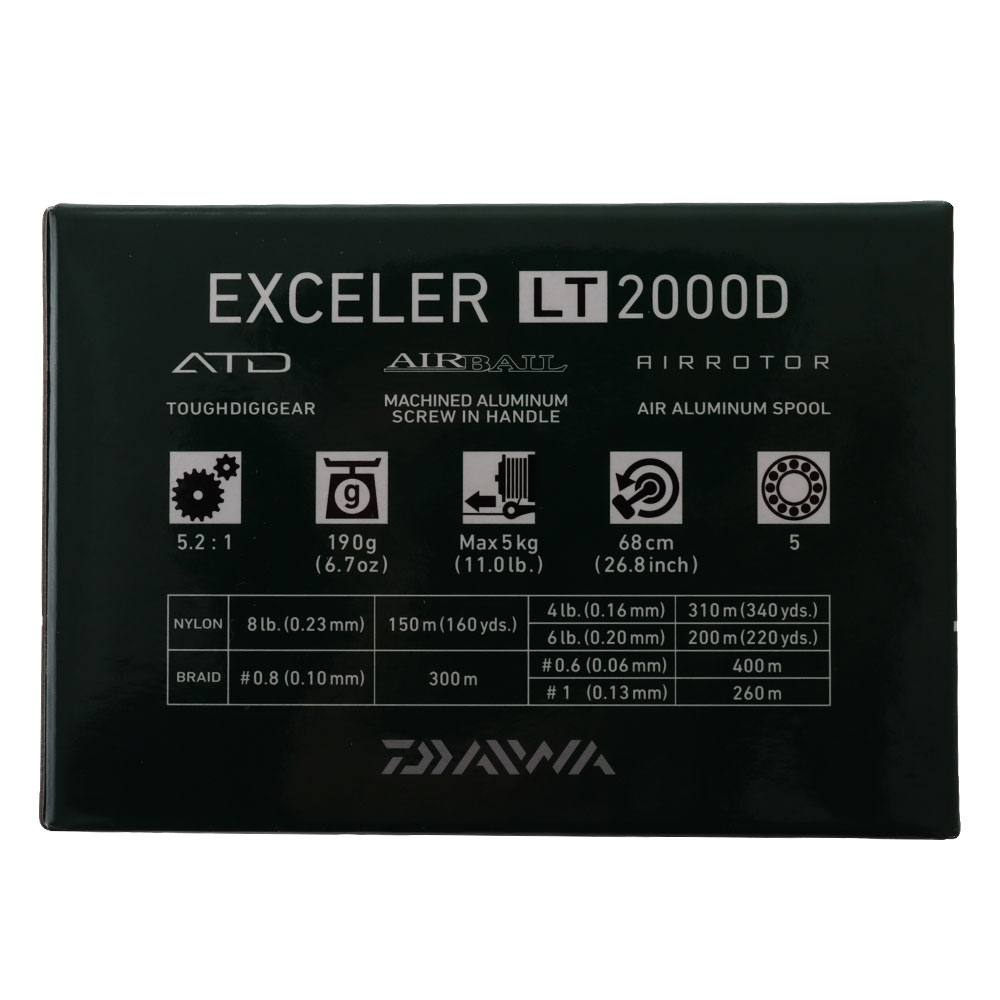 Daiwa Exceler LT 2000 Spinning Reel