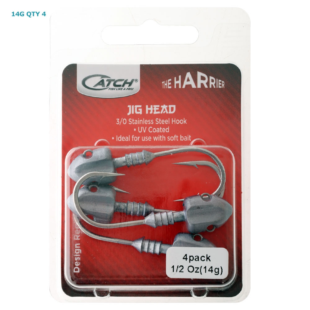Catch Harrier Jig Head with Gripper