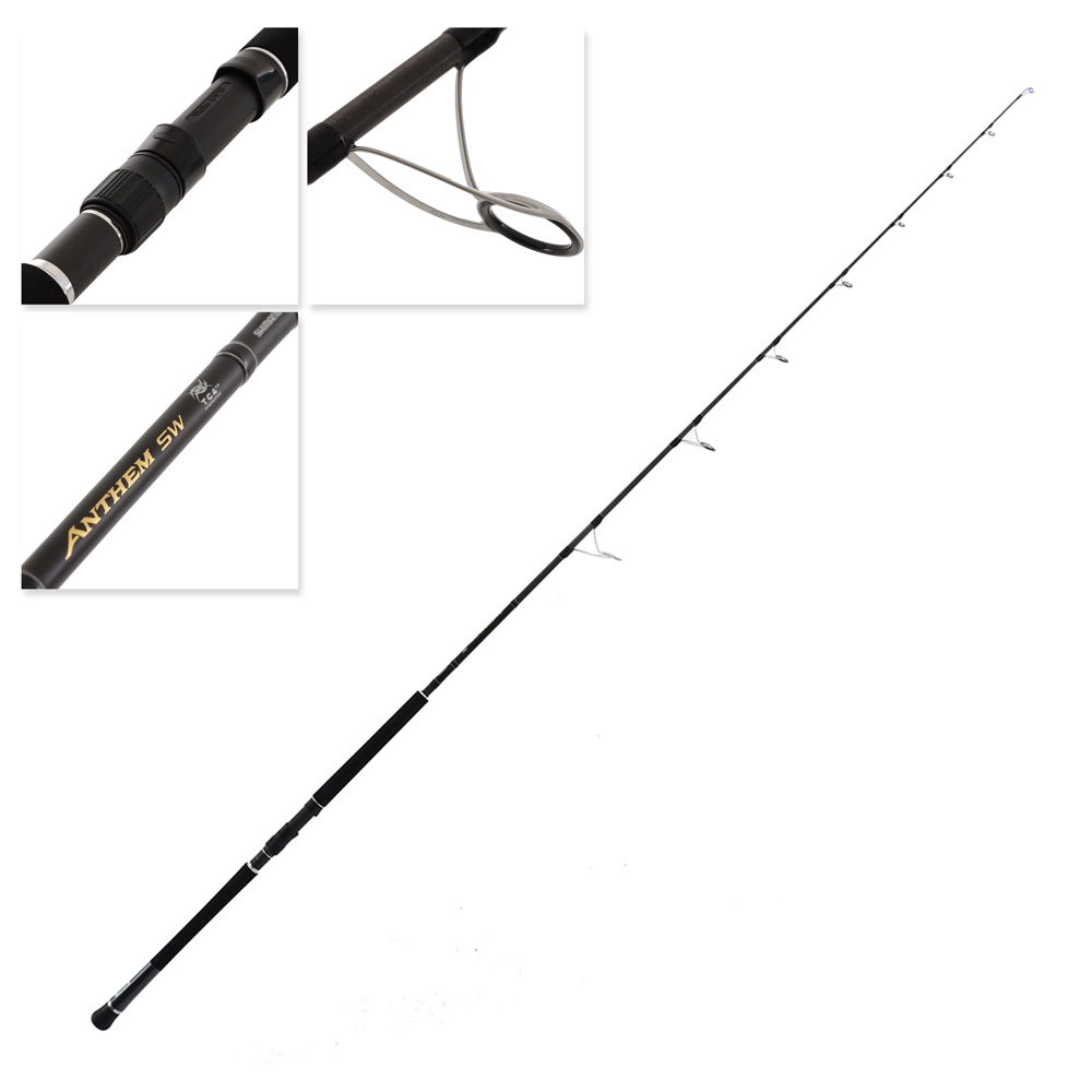 shimano anthem overhead rod SW SPIN The Anthem SW series is a dedicated sportfishing series of rods that feature 12 purpose Shimano Extraction Overhead Rod