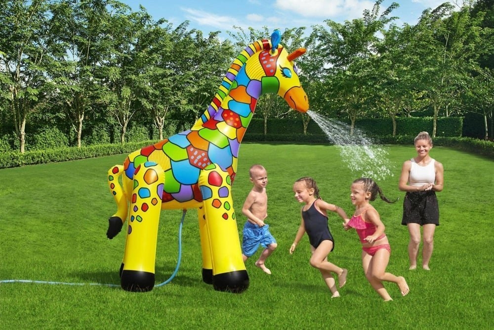 H2OGO! Jumbo Giraffe Inflatable Sprinkler 1.98m