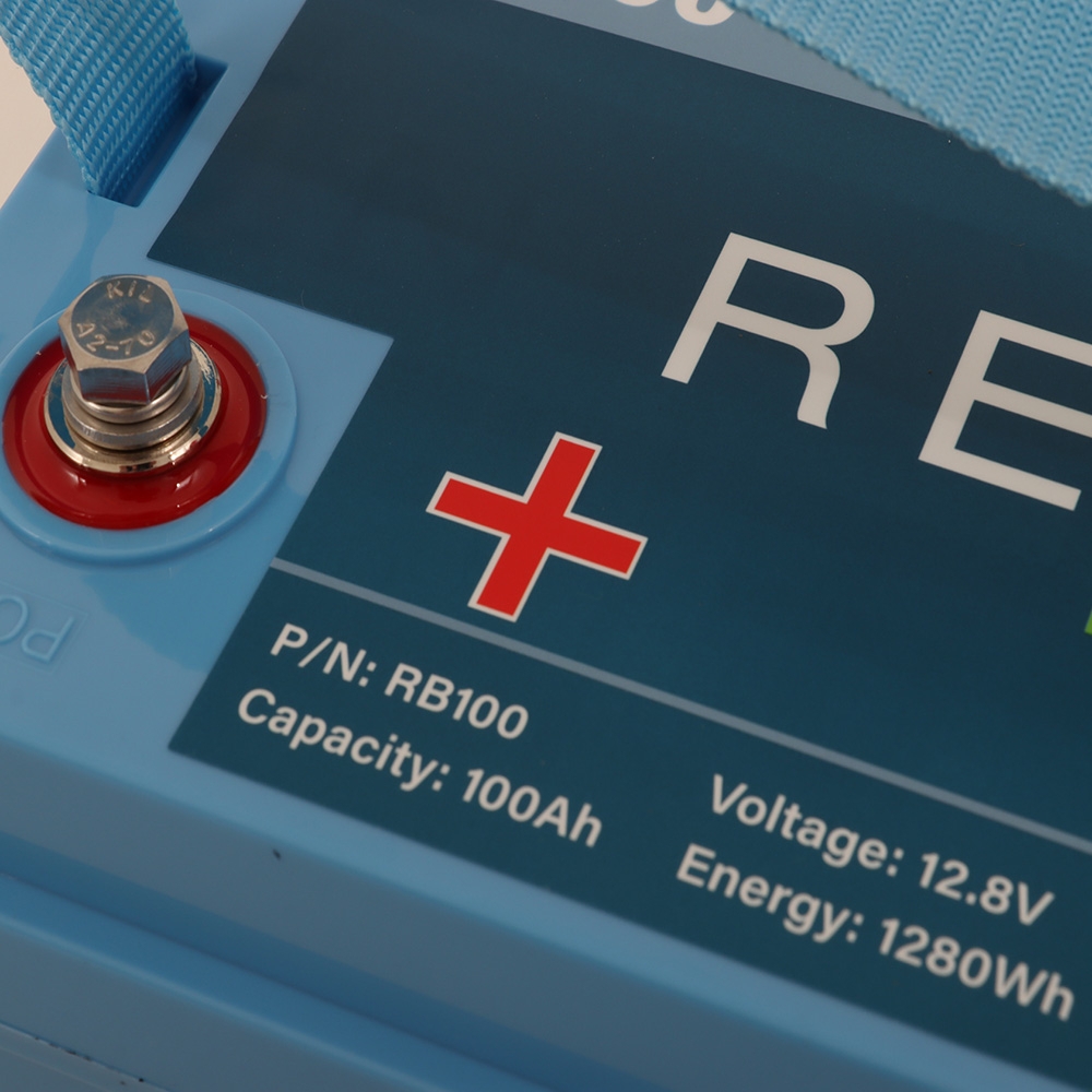 RELiON RB100 LiFePO4 Rechargeable Lithium Deep Cycle Battery 12V 100Ah