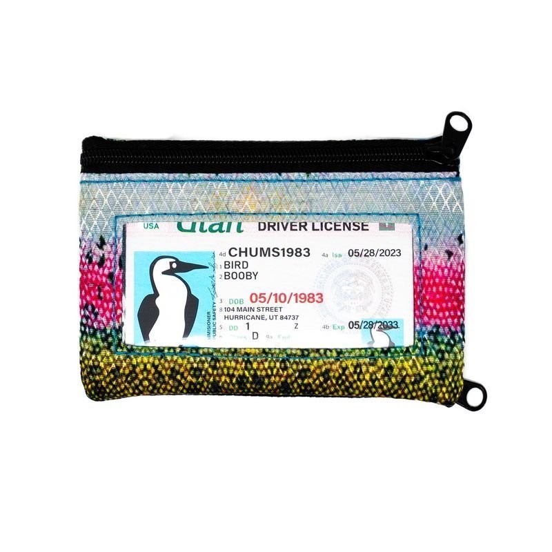 Chums Surfshorts Keyring Wallet with ID Window