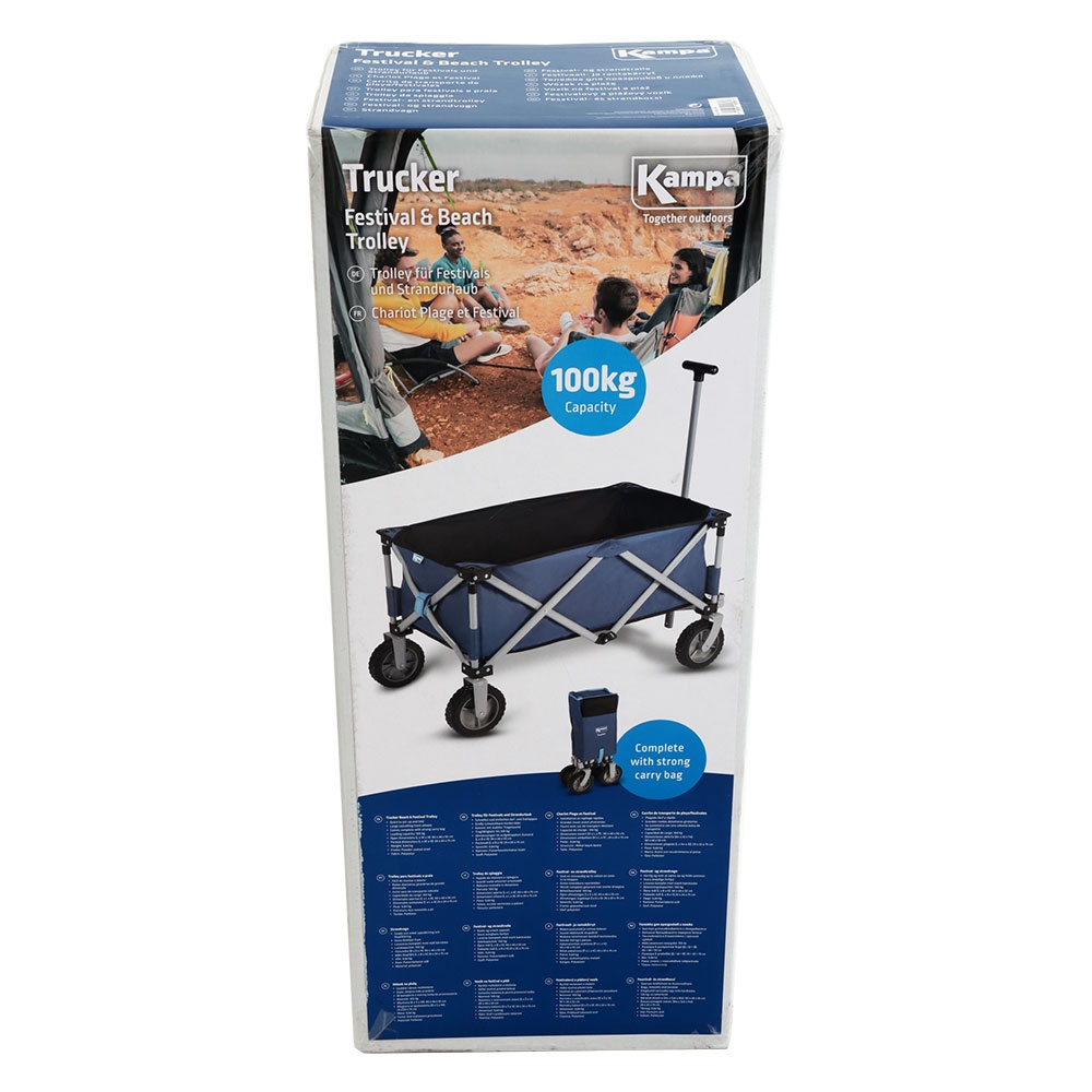 Dometic Trucker Folding Beach Cart Trolley - 100kg Capacity