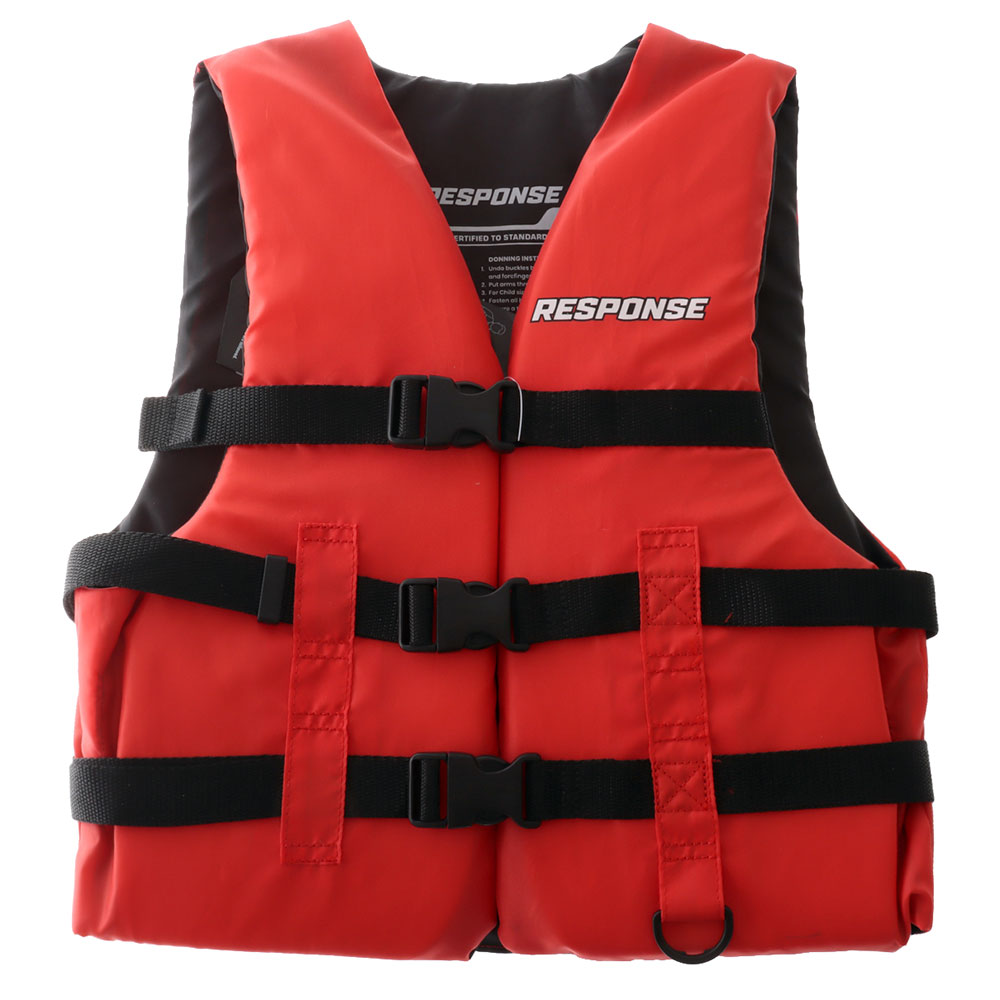 RESPONSE MS50 Level 50 Watersports Youth Life Vest Red 22-40kg