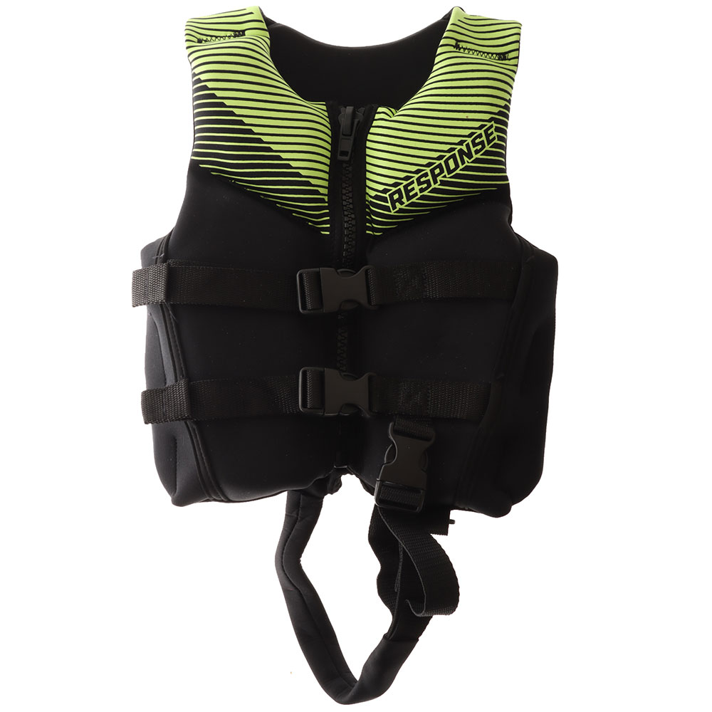 RESPONSE Neoprene Level 50S Toddler Life Vest Black/Green 12-25kg