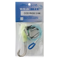 Wild Blue Tackle 3-Hook Cod Rig 12/0 Green Thumbnail Wild Blue Tackle 3-Hook Cod Rig 12/0 Green