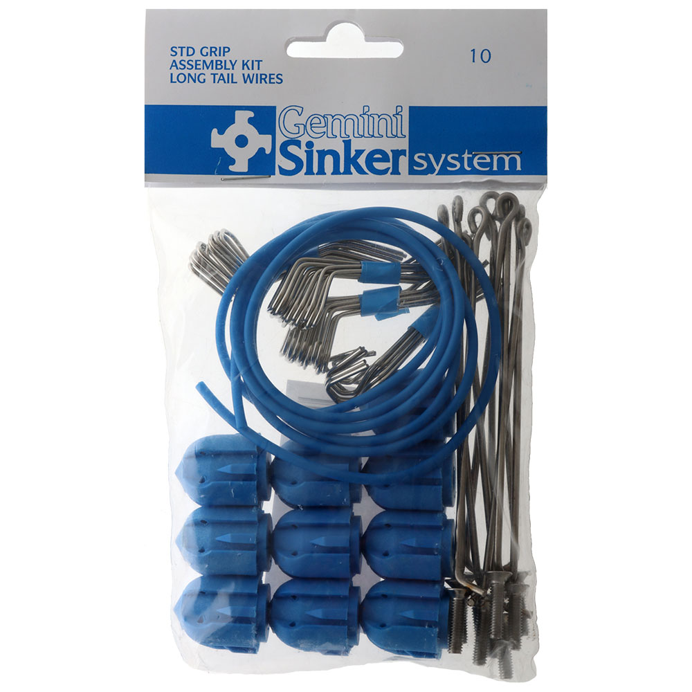 Gemini System 100+ Breakout Sinkers Assembly Kit with Standard Grips and Blue Heads
