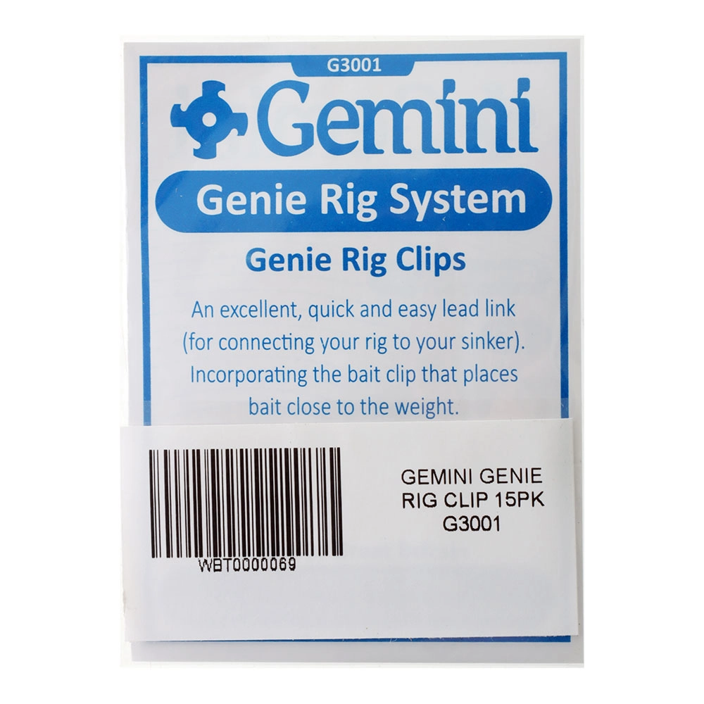 Gemini Genie Rig Clip Qty 15