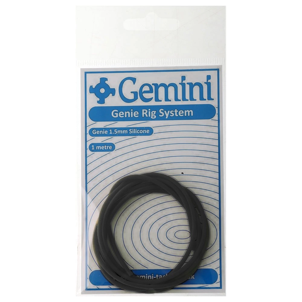 GSP Trading Black Silicone Fishing Rig Tubing – 1.5mm Internal Bore, 2m Length