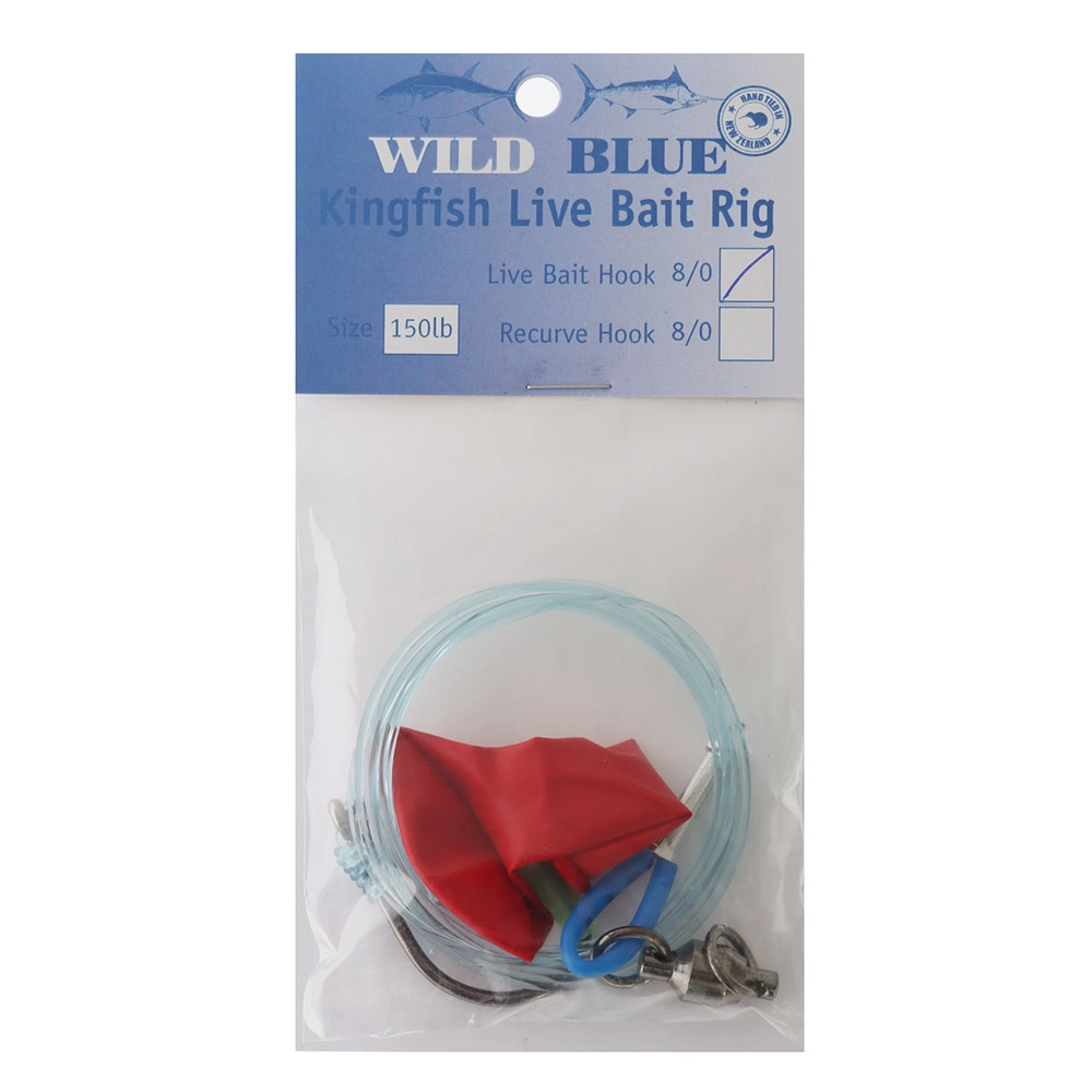 Wild Blue Tackle Kingfish Live Bait Rig with Easy Bater Hook Wild Blue Tackle Kingfish Live Bait Rig with Easy Bater Hook