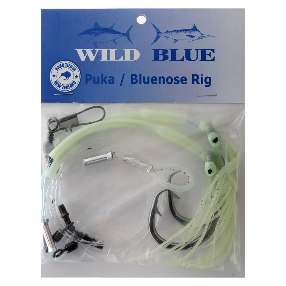 Wild Blue Tackle Puka Rig Lumo Skirt